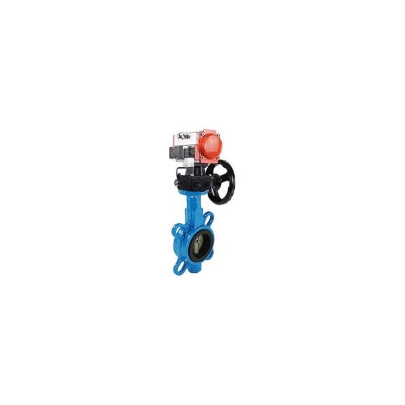 Затвор DN.ru QT450-QT450-NBR-2W-Fb-H Ду65 Ру16 LUG пн.привод, пн.распределитель, дублер D050-50400 Затвор DN.ru QT450-QT450-NBR-2W-Fb-H Ду65 Ру16 LUG пн.привод, пн.распределитель, дублер D050-50400