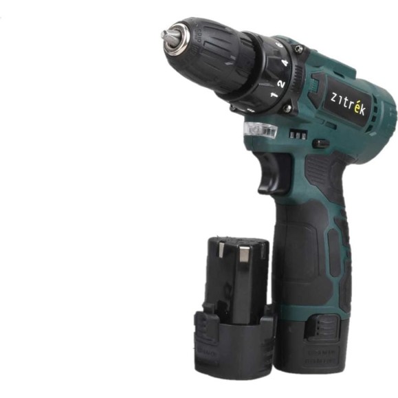 Дрель-шуруповерт аккумуляторная Zitrek Green 12V Plus, 12В, 2x1,5Ач 085-1014 Дрель-шуруповерт аккумуляторная Zitrek Green 12V Plus, 12В, 2x1,5Ач 085-1014