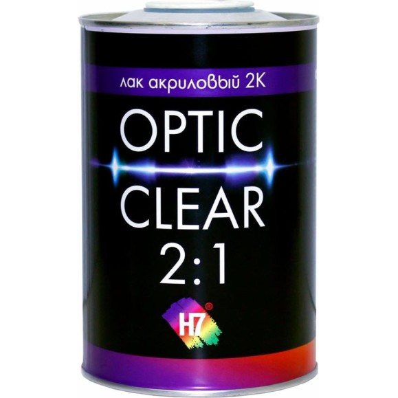 Лак акриловый H7 2K 2:1 Optic clear 1 л 382543 Лак акриловый H7 2K 2:1 Optic clear 1 л 382543