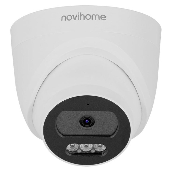 IP видеокамера Novihome AVIOR-E2 v. шар, матрица 1/3 CMOS GC2083, 2 Мп 30 к/с, объектив фиксированный 2.8 мм, внутренняя, ИК 25м, 0.04 люкс, DC 12В/PoE, встроенный микрофон 1528