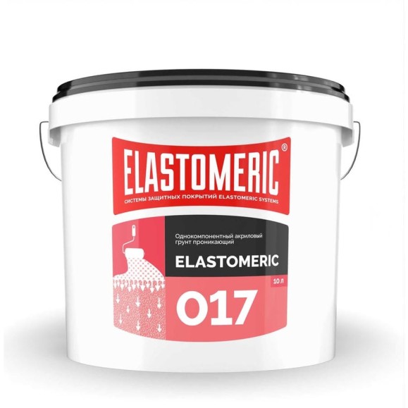 Грунтовка Elastomeric Systems проникающая акриловая Elastomeric 017, 10л 017_10L