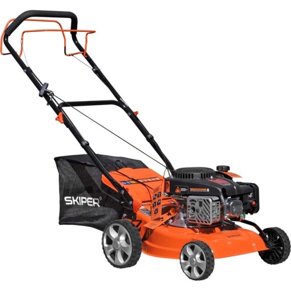 Газонокосилка бензиновая SKIPER GW401S 40 см, самоходная, Loncin 4 лс, сталь. дека, травосб. 45 л, нож 00-00014770 Газонокосилка бензиновая SKIPER GW401S 40 см, самоходная, Loncin 4 лс, сталь. дека, травосб. 45 л, нож 00-00014770