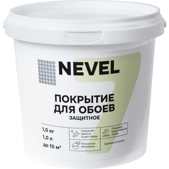 Покрытие для обоев Nevel защитное, 5 кг 4607130865385 Покрытие для обоев Nevel защитное, 5 кг 4607130865385