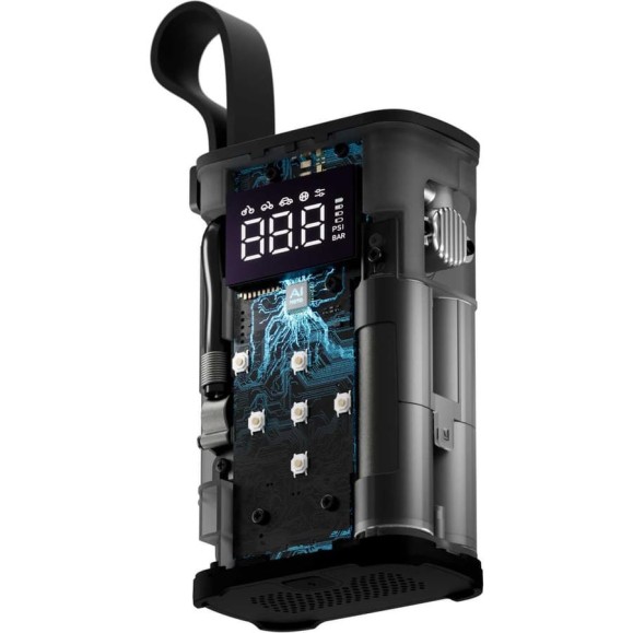 Автомобильный компрессор Electric Air Pump (чёрный, QWCQA001) HOTO HOE0011GL