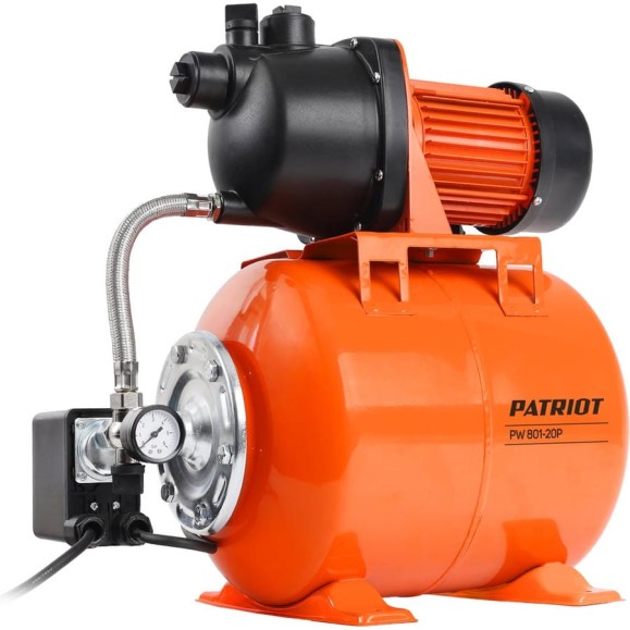 Насосная станция PATRIOT PW 801-20 P, пластик, 20 л, 800 вт. 315302562 Насосная станция PATRIOT PW 801-20 P, пластик, 20 л, 800 вт. 315302562