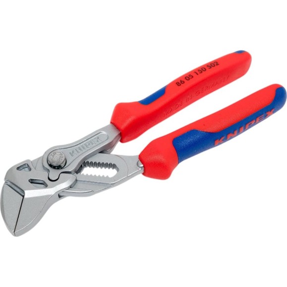 Переставные клещи-ключ Knipex 27 мм (1"), 150 мм, Cr-V, хром, 2-к рукоятки, KN-8605150S02 Переставные клещи-ключ Knipex 27 мм (1"), 150 мм, Cr-V, хром, 2-к рукоятки, KN-8605150S02