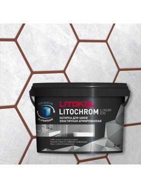 Затирочная смесь LITOKOL LITOCHROM LUXURY EVO LLE 305 красный кирпич 2 кг 500480002