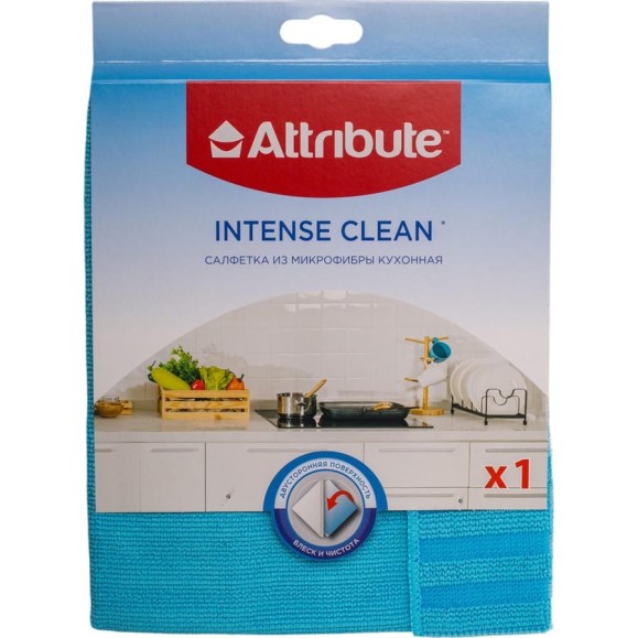 Салфетка Attribute Intense Clean из микрофибры кухонная ACS111 Салфетка Attribute Intense Clean из микрофибры кухонная ACS111