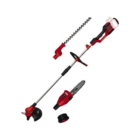 Высоторез аккумуляторный Einhell PXC GE-LM 36/4in1 Li,2х18В, коса нож/леска, кусторез, ц.пила + 2 акк. 4 Ач + двойное ЗУ 3410901SET Высоторез аккумуляторный Einhell PXC GE-LM 36/4in1 Li,2х18В, коса нож/леска, кусторез, ц.пила + 2 акк. 4 Ач + двойное ЗУ 3410901SET