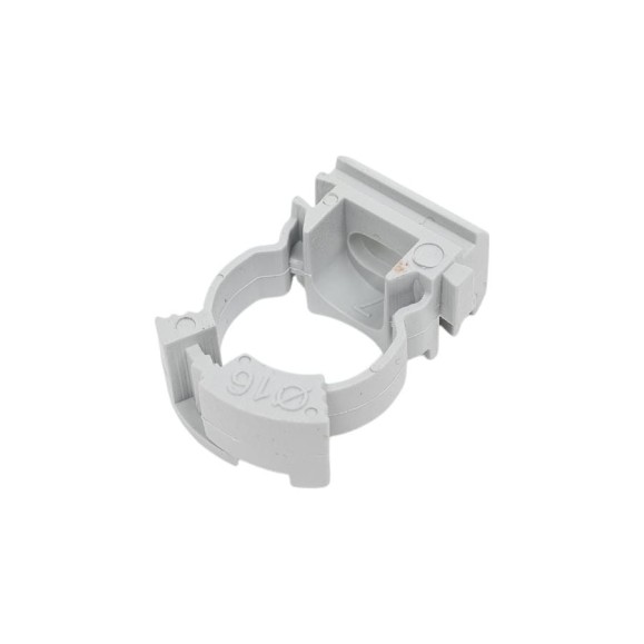 Хомутный держатель IEK CFC16 серый CTA10MP-CFC16-K41-100 Хомутный держатель IEK CFC16 серый CTA10MP-CFC16-K41-100