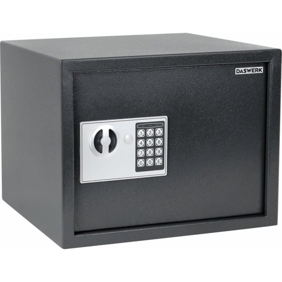 Мебельный сейф DASWERK SC-300EL 300x380x300 мм, электронный замок, графит 291346