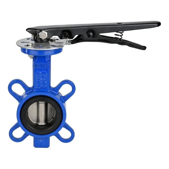 Дисковый поворотный затвор DN.ru WCB-316L-VITON Ду300 Ру16 с рукояткой D050-06604 Дисковый поворотный затвор DN.ru WCB-316L-VITON Ду300 Ру16 с рукояткой D050-06604