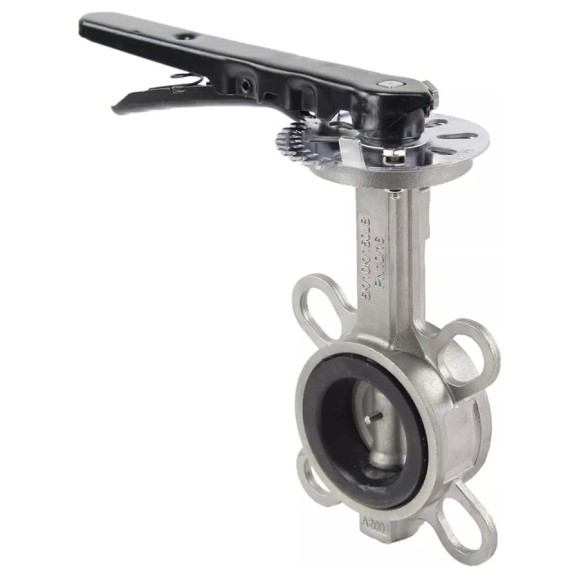 Затвор дисковый поворотный DN.ru 316L-316L-EPDM Ду40 Ру16 с рукояткой D050-01366 Затвор дисковый поворотный DN.ru 316L-316L-EPDM Ду40 Ру16 с рукояткой D050-01366