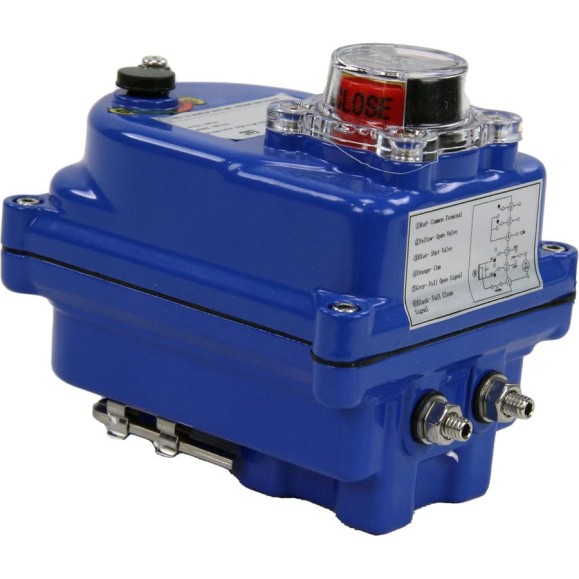 Четвертьоборотный электропривод DN.ru 003 blue 220в D300-00710 Четвертьоборотный электропривод DN.ru 003 blue 220в D300-00710