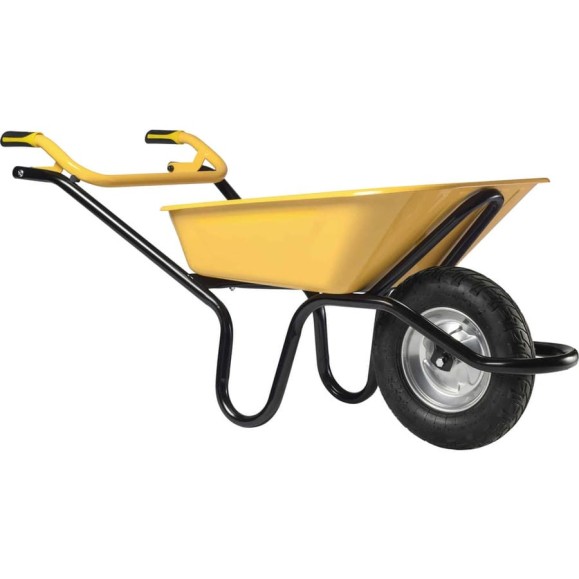 Тачка одноколесная Haemmerlin FLEXI UP 100 л крашеный кузов, пневмо колесо-подшипник 305580601 Тачка одноколесная Haemmerlin FLEXI UP 100 л крашеный кузов, пневмо колесо-подшипник 305580601