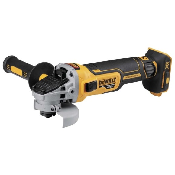Аккумуляторная угловая шлифмашина DEWALT DCG405N, 20 В, 100 мм, 9000 об/мин, без АКБ и ЗУ DCG405N-A9 Аккумуляторная угловая шлифмашина DEWALT DCG405N, 20 В, 100 мм, 9000 об/мин, без АКБ и ЗУ DCG405N-A9