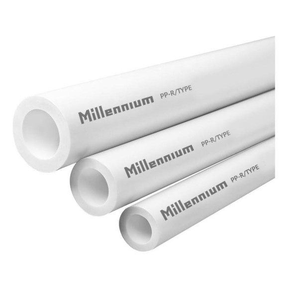 Полипропиленовая труба Millennium 75x12,5 PN20 (длина 2м) 3M02-tbe-750200
