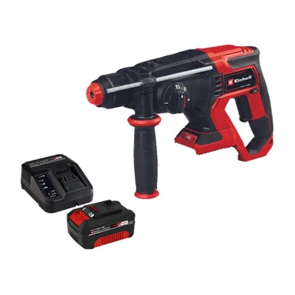 Перфоратор аккумуляторный Einhell PXC TE-HD 18/20 Li, 18В, 4 режима,1.8Дж,20мм+1 акк.4Ач+ЗУ 4514260SET Перфоратор аккумуляторный Einhell PXC TE-HD 18/20 Li, 18В, 4 режима,1.8Дж,20мм+1 акк.4Ач+ЗУ 4514260SET