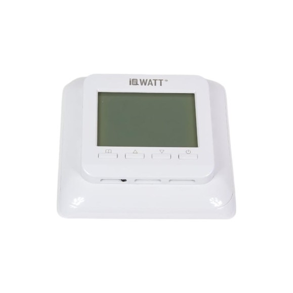 Терморегулятор для теплого пола IQWATT IQ THERMOSTAT P программируемый, с ЖК-дисплеем, белый 405 Терморегулятор для теплого пола IQWATT IQ THERMOSTAT P программируемый, с ЖК-дисплеем, белый 405