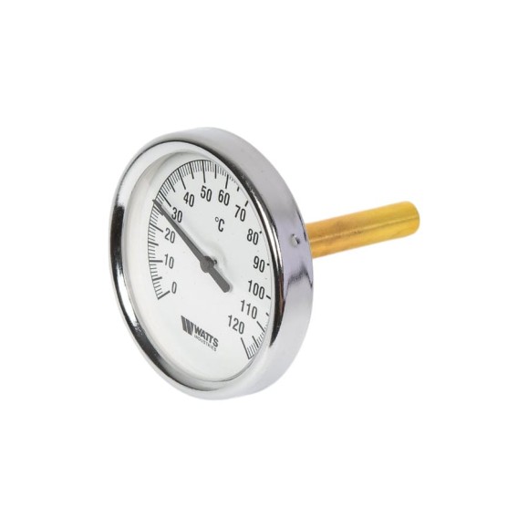 Термометр Watts биметаллический F+R801 OR 80mm 0-120C, гильза 75мм PT40507023 10005944 Термометр Watts биметаллический F+R801 OR 80mm 0-120C, гильза 75мм PT40507023 10005944