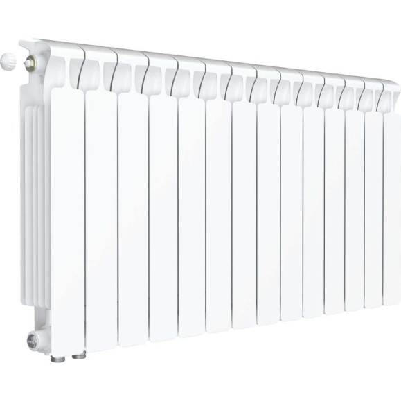 Биметаллический радиатор RIFAR MONOLIT Ventil 500 14 секц. нижн. лев. R-MN-500-14-VL