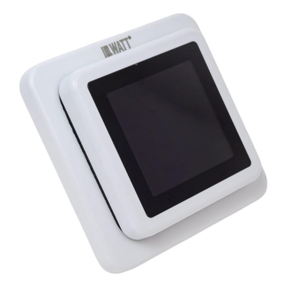 Терморегулятор для теплого пола IQWATT IQ THERMOSTAT SMART HEAT Wi-Fi программируемый, с возможностью управления через мобильное приложение, белый 410 Терморегулятор для теплого пола IQWATT IQ THERMOSTAT SMART HEAT Wi-Fi программируемый, с возможностью управления через мобильное приложение, белый 410