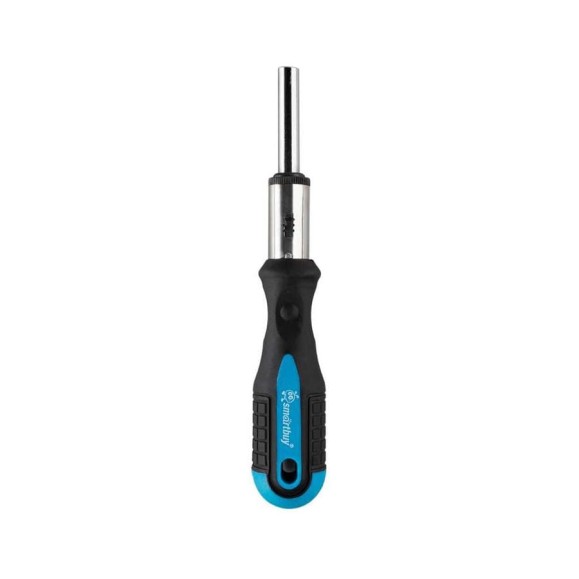 Отвертка реверсивная Smartbuy с набором бит, 4 биты PH1, PH2, SL5, SL6, CR-V сталь Tools SBT-SCBS-5P1 Отвертка реверсивная Smartbuy с набором бит, 4 биты PH1, PH2, SL5, SL6, CR-V сталь Tools SBT-SCBS-5P1