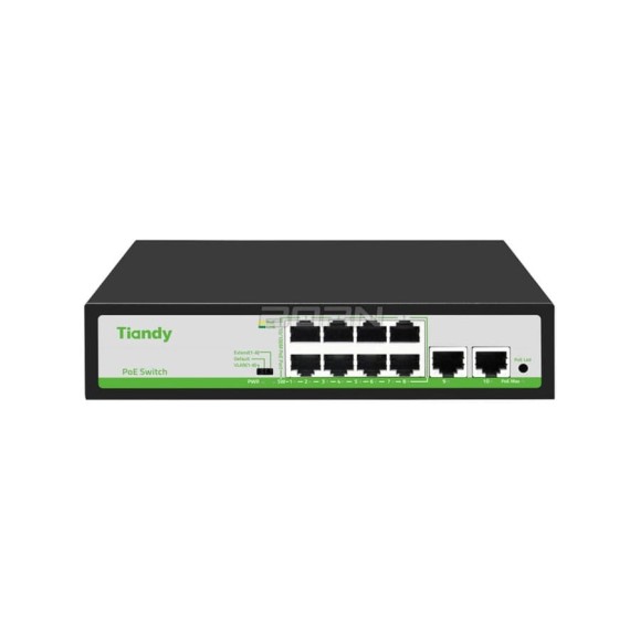 Неуправляемый РоЕ коммутатор Tiandy 10 портов TC-P3S010 H/0820/AT/90 00-01024122 Неуправляемый РоЕ коммутатор Tiandy 10 портов TC-P3S010 H/0820/AT/90 00-01024122