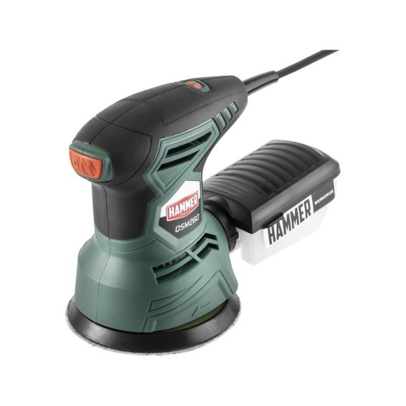 Орбитальная шлифовальная машина Hammer Flex 260 Вт, диаметр 125 мм, 6000-12000 об/мин OSM260 Орбитальная шлифовальная машина Hammer Flex 260 Вт, диаметр 125 мм, 6000-12000 об/мин OSM260