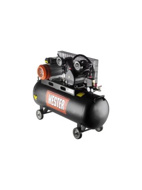 Компрессор WESTER WBK2200/100PRO ременной привод, поршневой масляный, 2200 Вт, 340л/мин, 8бар 631639 Компрессор WESTER WBK2200/100PRO ременной привод, поршневой масляный, 2200 Вт, 340л/мин, 8бар 631639