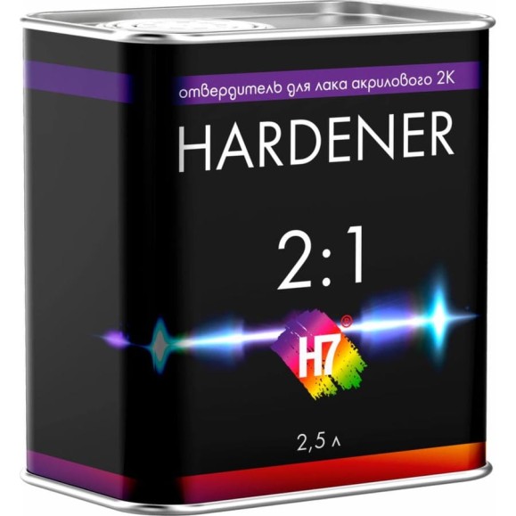 Отвердитель для лака акрилового H7 2K 2:1 Optic clear 2,5 л 382574 Отвердитель для лака акрилового H7 2K 2:1 Optic clear 2,5 л 382574