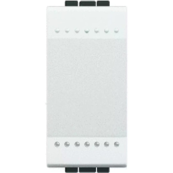 Переключатель Bticino Livinglight с винтовыми клемами, размер 1 модуль, цвет белый N4003N Переключатель Bticino Livinglight с винтовыми клемами, размер 1 модуль, цвет белый N4003N
