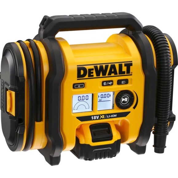 Аккумуляторный компрессор Dewalt DCC018N, 18 В, 11 бар, без АКБ и ЗУ DCC018N-XJ Аккумуляторный компрессор Dewalt DCC018N, 18 В, 11 бар, без АКБ и ЗУ DCC018N-XJ