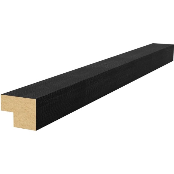 Торцевая рейка Cosca Decor 25x19x2750 мм, МДФ, дуб графит 00-00076258