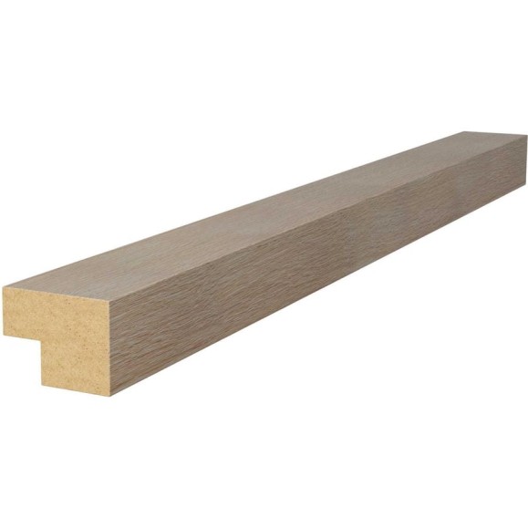 Торцевая рейка Cosca Decor 25x19x1350 мм, МДФ, ясень тирамису 00-00076278 Торцевая рейка Cosca Decor 25x19x1350 мм, МДФ, ясень тирамису 00-00076278