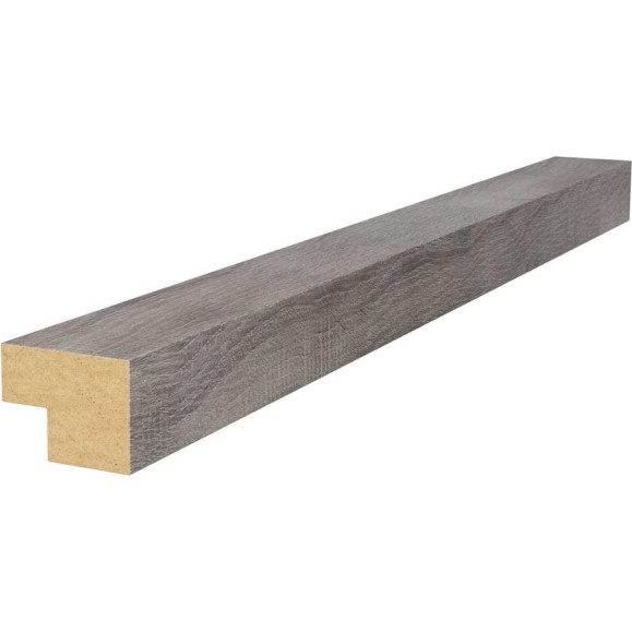 Торцевая рейка Cosca Decor 25x19x2750 мм, МДФ, дуб дымчатый 00-00076262