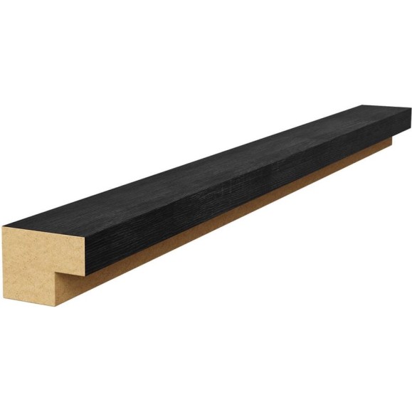 Торцевая рейка Cosca Decor 25x19x1350 мм, МДФ, дуб графит 00-00076272 Торцевая рейка Cosca Decor 25x19x1350 мм, МДФ, дуб графит 00-00076272