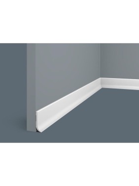 Плинтус Cosca Decor 40x12x2000 мм, экополимер, PL001 00-00081047 Плинтус Cosca Decor 40x12x2000 мм, экополимер, PL001 00-00081047