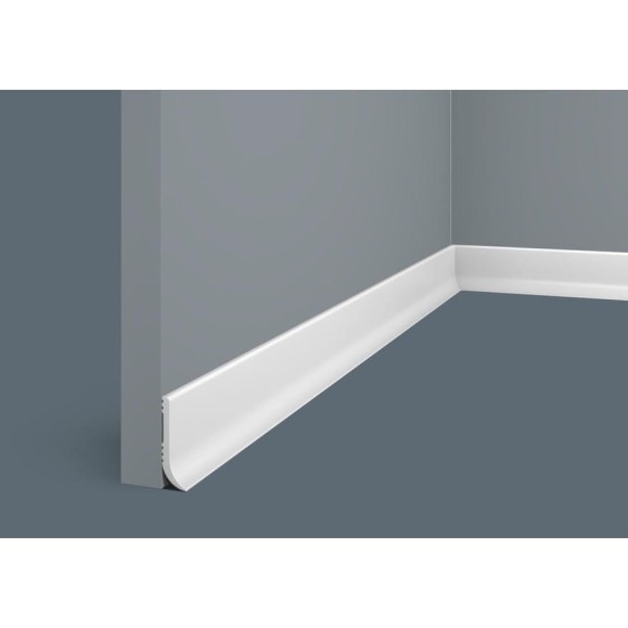 Плинтус Cosca Decor 40x12x2000 мм, экополимер, PL001 00-00081047 Плинтус Cosca Decor 40x12x2000 мм, экополимер, PL001 00-00081047