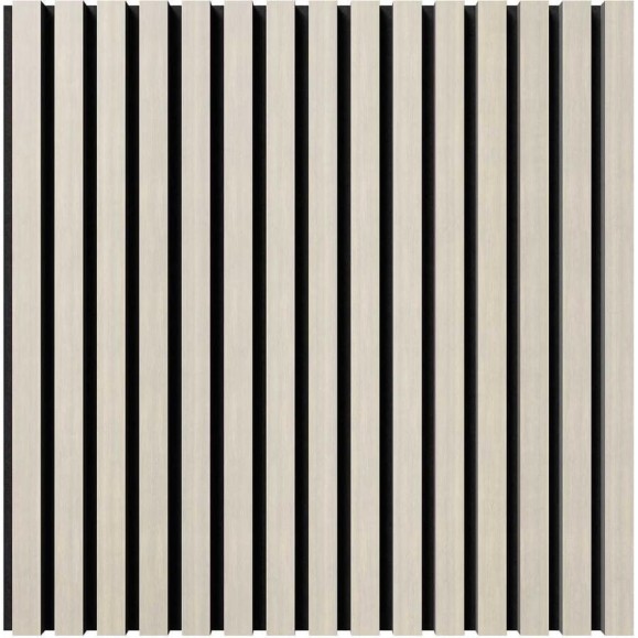 Акустическая панель Cosca Decor черный войлок, 600x600x21 мм, шпон дуб клэр светлый 00-00078920