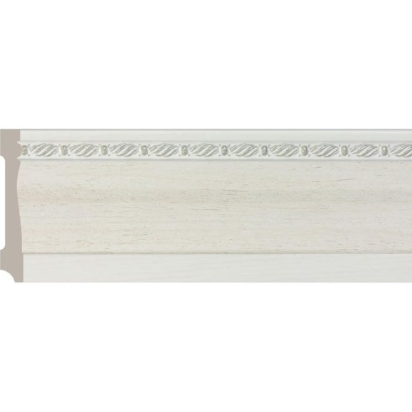 Плинтус Cosca Decor интерьерный багет, 95x14x2400 мм, Слоновая кость СПБ019731 Плинтус Cosca Decor интерьерный багет, 95x14x2400 мм, Слоновая кость СПБ019731