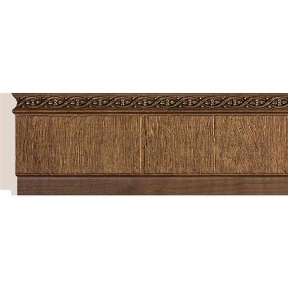 Плинтус Cosca Decor интерьерный багет, 80x11x2400 мм, Дуб тёмный СПБ016567 Плинтус Cosca Decor интерьерный багет, 80x11x2400 мм, Дуб тёмный СПБ016567