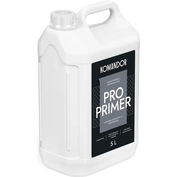 Грунтовка-концентрат KOMANDOR PRO PRIMER УНИВЕРС. 5 л 270983