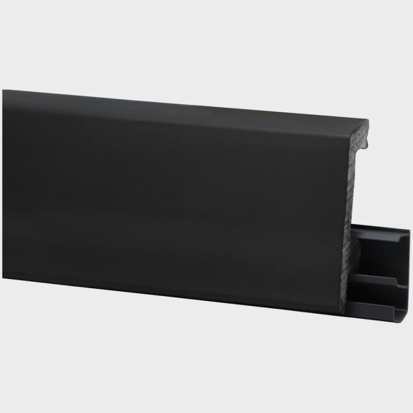 Плинтус FLOORWOOD HDPS WINART PRO напольный, универсальный монтаж, 80 мм, 2 м, 20 шт, Quadro, Черный Матовый Т0030652 Плинтус FLOORWOOD HDPS WINART PRO напольный, универсальный монтаж, 80 мм, 2 м, 20 шт, Quadro, Черный Матовый Т0030652