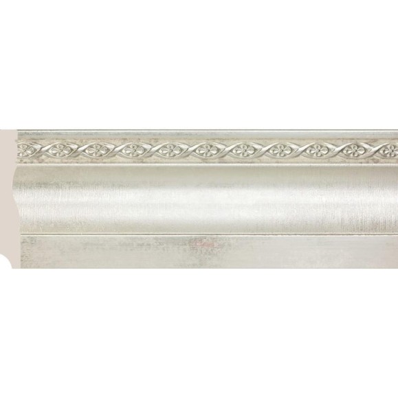 Плинтус Cosca Decor интерьерный багет, 95x14x2400 мм, Платина СПБ016624 Плинтус Cosca Decor интерьерный багет, 95x14x2400 мм, Платина СПБ016624