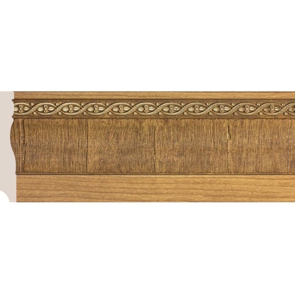 Плинтус Cosca Decor интерьерный багет, 95x14x2400 мм, Дуб светлый СПБ016617 Плинтус Cosca Decor интерьерный багет, 95x14x2400 мм, Дуб светлый СПБ016617