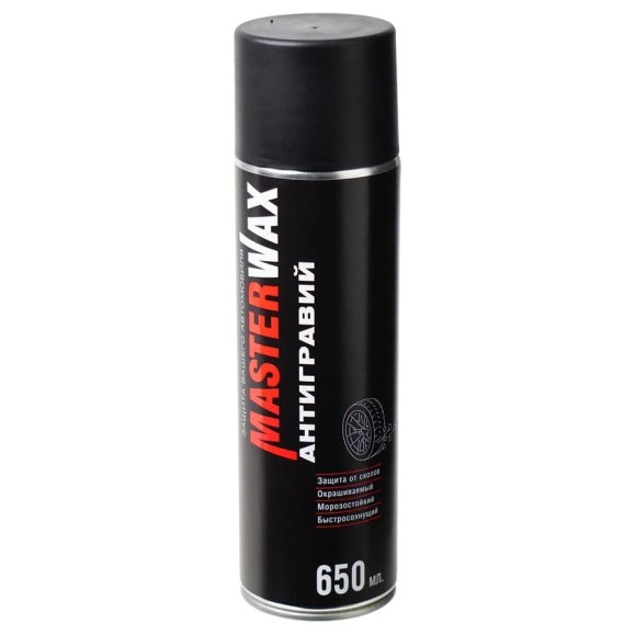 Антигравий MasterWax для авто аэрозоль черный 2 шт MW030102-2 Антигравий MasterWax для авто аэрозоль черный 2 шт MW030102-2