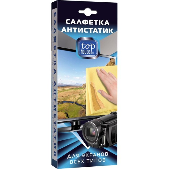 Салфетка TOP HOUSE Антистатик 40х40 см 391534 Салфетка TOP HOUSE Антистатик 40х40 см 391534