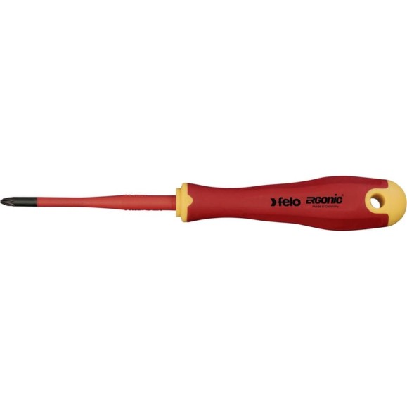 Диэлектрическая крестовая отвертка Felo Ergonic +/- E-SLIM Z 1X80 41719290 Диэлектрическая крестовая отвертка Felo Ergonic +/- E-SLIM Z 1X80 41719290