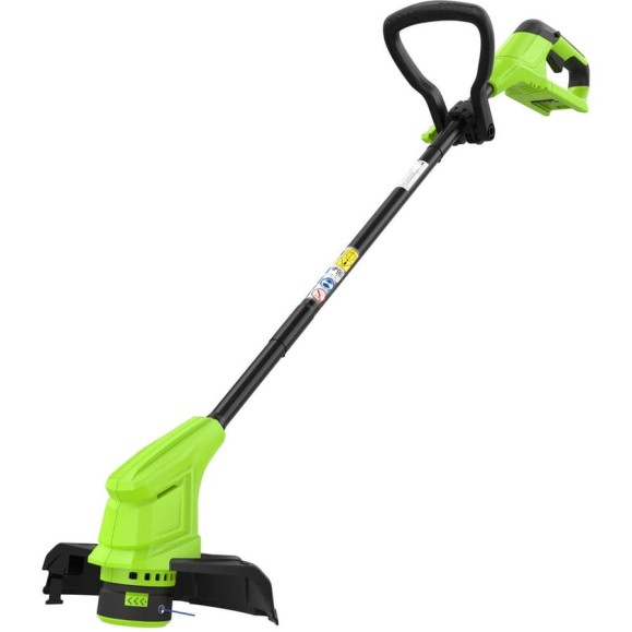 Аккумуляторный триммер GreenWorks 24V, 25 см, с 1хАКБ 2Ач и ЗУ 2107207SA Аккумуляторный триммер GreenWorks 24V, 25 см, с 1хАКБ 2Ач и ЗУ 2107207SA
